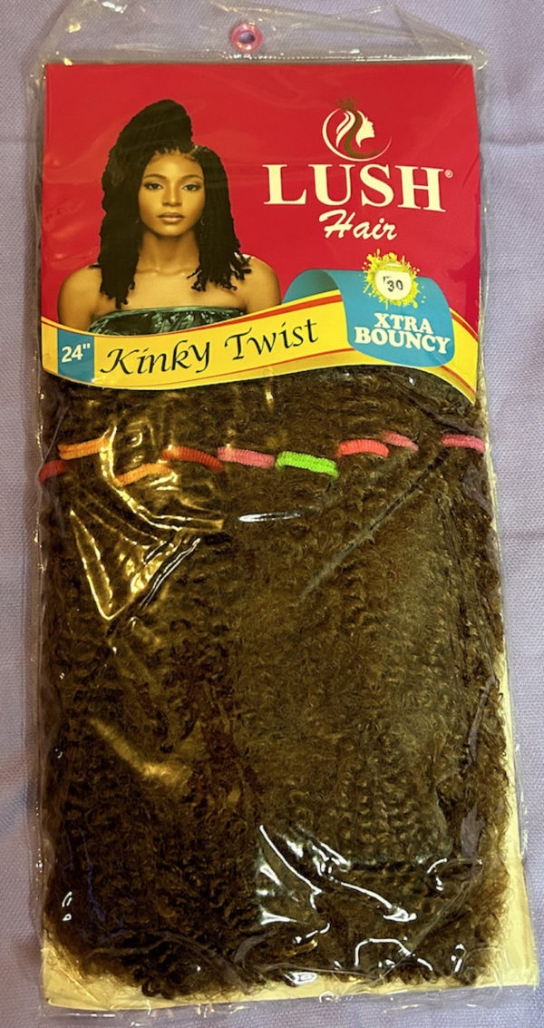 A pack of lush hair 24' kinky twist extension. Colour 30