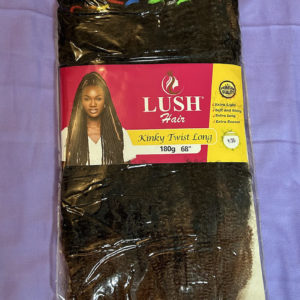 A pack of lush hair long kinky twist extension. Colour 1/30