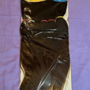 Back view of a pack of lush hair mega braids extension