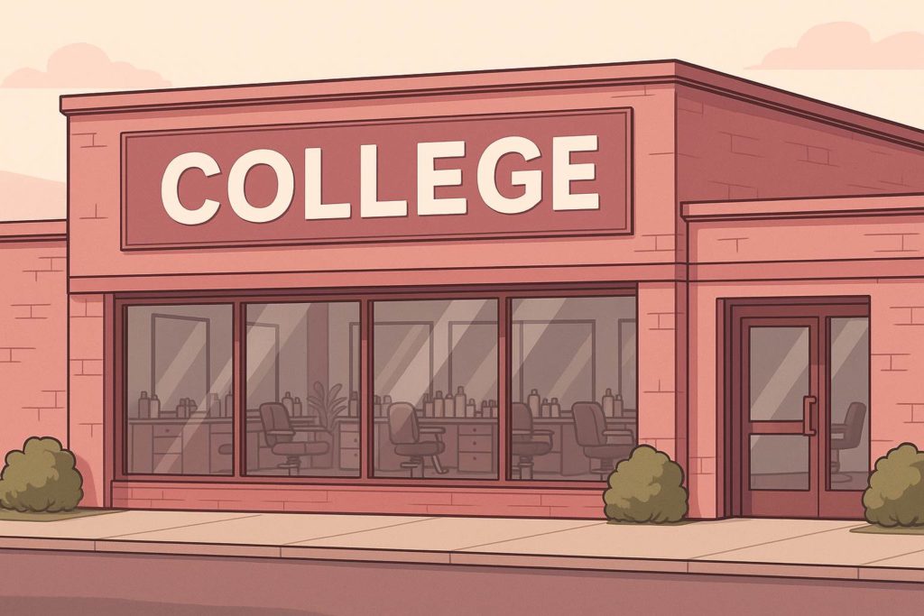 hairdressing course at college